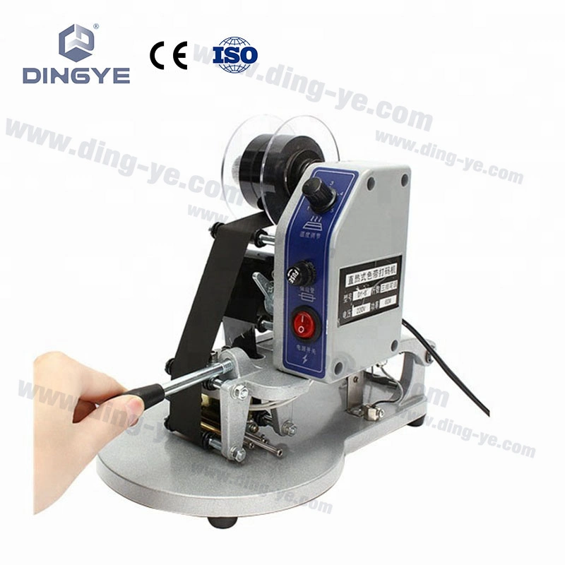 dingye manual batch foil stamp stamping printing ribbon hot printer dy-8 date coding machine